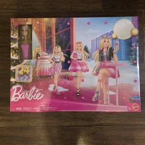Barbie Advent Calendar with Pink and Purple Outfits